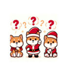 柴犬 サンタクロース クリスマス シバイヌ（個別スタンプ：34）