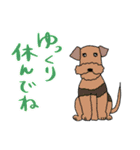 いろんな犬のデカ文字☆pocaママ（個別スタンプ：16）