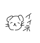 落書き犬。【 使いやすい 】（個別スタンプ：7）
