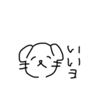 落書き犬。【 使いやすい 】（個別スタンプ：8）