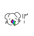 落書き犬。【 使いやすい 】（個別スタンプ：25）