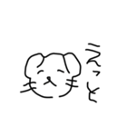 落書き犬。【 使いやすい 】（個別スタンプ：38）