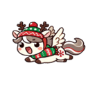 可愛いクリスマスペガサス（個別スタンプ：3）