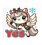 可愛いクリスマスペガサス（個別スタンプ：19）