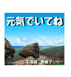 八重山諸島巡り大好き。沖縄行きたい！（個別スタンプ：9）