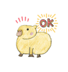 カピバラさん仲良し（個別スタンプ：2）