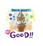 ソフトクリームLINEスタンプ、yamami（個別スタンプ：1）