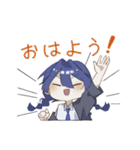 女の子たちとうさぎ（個別スタンプ：4）