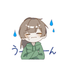 女の子たちとうさぎ（個別スタンプ：7）