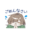 女の子たちとうさぎ（個別スタンプ：8）