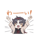 女の子たちとうさぎ（個別スタンプ：12）