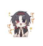 女の子たちとうさぎ（個別スタンプ：14）