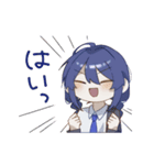 女の子たちとうさぎ（個別スタンプ：19）