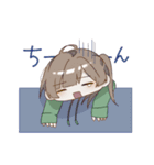 女の子たちとうさぎ（個別スタンプ：21）
