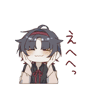 女の子たちとうさぎ（個別スタンプ：28）