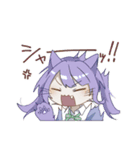 女の子たちとうさぎ（個別スタンプ：34）