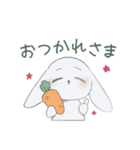 女の子たちとうさぎ（個別スタンプ：37）