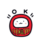だる2 赤だるま（個別スタンプ：12）