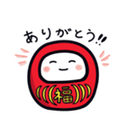だる2 赤だるま（個別スタンプ：15）