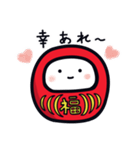 だる2 赤だるま（個別スタンプ：16）