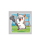 ラクロスを楽しむ！アルパカLINEスタンプ（個別スタンプ：7）