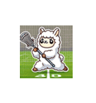 ラクロスを楽しむ！アルパカLINEスタンプ3（個別スタンプ：11）