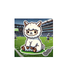 ラクロスを楽しむ！アルパカLINEスタンプ3（個別スタンプ：14）