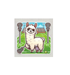 ラクロスを楽しむ！アルパカLINEスタンプ3（個別スタンプ：17）