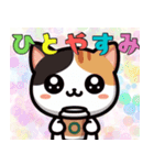 絵面の強い猫（個別スタンプ：13）