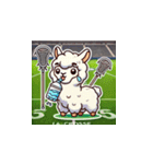ラクロスを楽しむ！アルパカLINEスタンプ2（個別スタンプ：4）