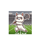 ラクロスを楽しむ！アルパカLINEスタンプ2（個別スタンプ：5）