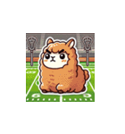 ラクロスを楽しむ！アルパカLINEスタンプ2（個別スタンプ：9）