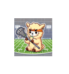 ラクロスを楽しむ！アルパカLINEスタンプ2（個別スタンプ：10）