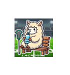 ラクロスを楽しむ！アルパカLINEスタンプ2（個別スタンプ：14）