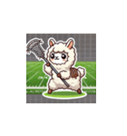 ラクロスを楽しむ！アルパカLINEスタンプ2（個別スタンプ：15）