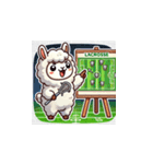 ラクロスを楽しむ！アルパカLINEスタンプ2（個別スタンプ：17）