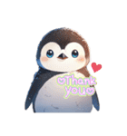 つぶらなペンギン（個別スタンプ：2）
