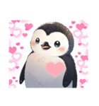 つぶらなペンギン（個別スタンプ：6）