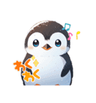 つぶらなペンギン（個別スタンプ：11）