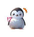 つぶらなペンギン（個別スタンプ：12）