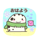 ぷくっと チンアナゴ 冬（個別スタンプ：1）