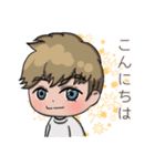 秋服コーデ男子スタンプ（個別スタンプ：1）