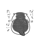 モノクロマーモット（個別スタンプ：23）