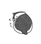 モノクロマーモット（個別スタンプ：24）