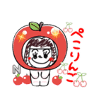 さくらんぼキャラLINEスタンプ、yamami（個別スタンプ：4）