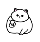 かわいい太った猫の日常（個別スタンプ：18）