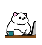 かわいい太った猫の日常（個別スタンプ：23）