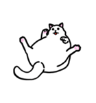 かわいい太った猫の日常（個別スタンプ：32）