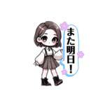 日常で使えるスタンプ✳︎kpop女子（個別スタンプ：6）