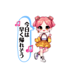 日常で使えるスタンプ✳︎kpop女子（個別スタンプ：21）